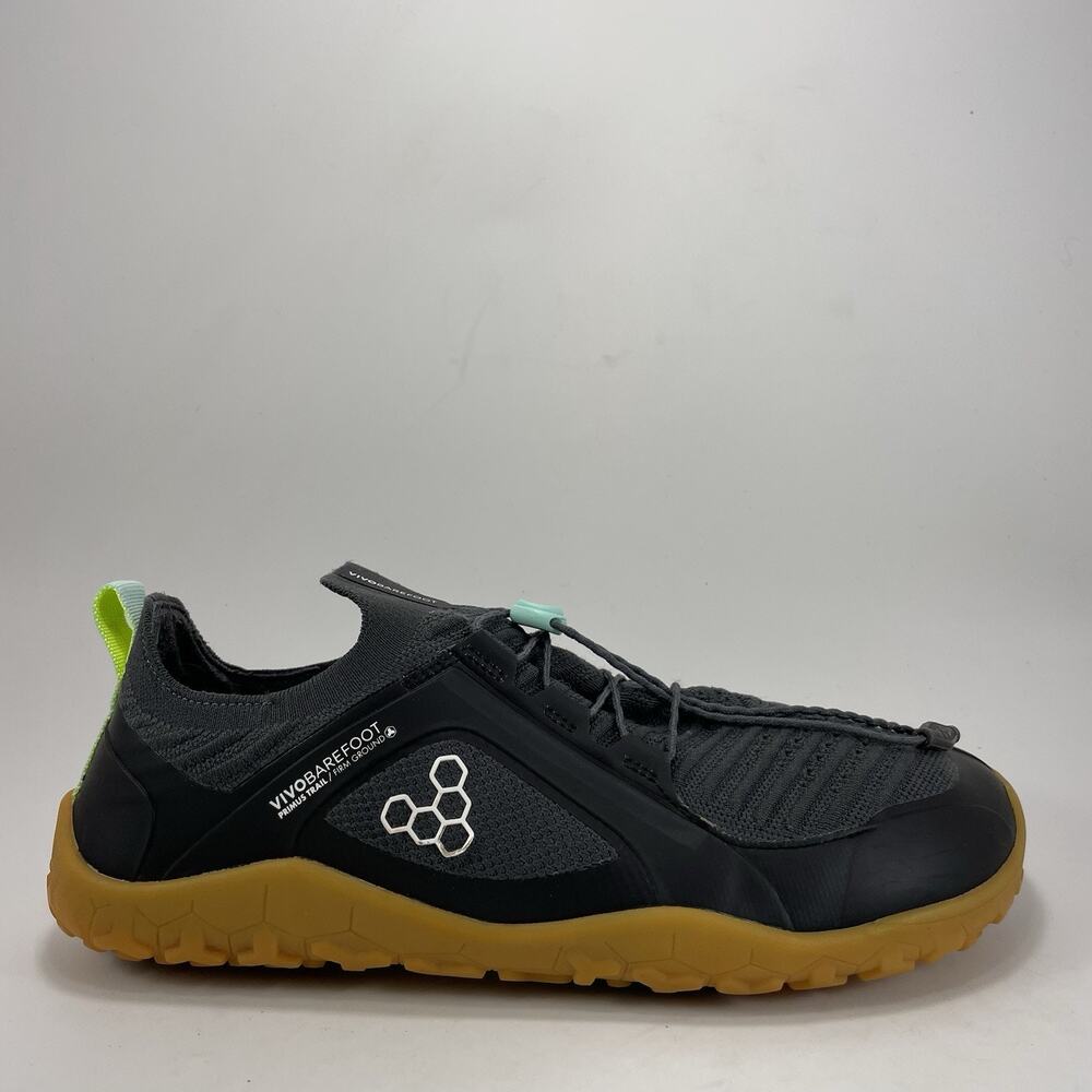 Vivobarefoot Primus Trail Knit FG Minimalist Shoes Womens Size 43, US 11.5 Black